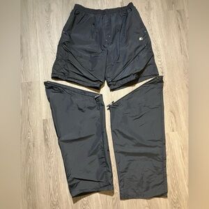 Vintage STARTER track pants zip off shorts men’s XL
